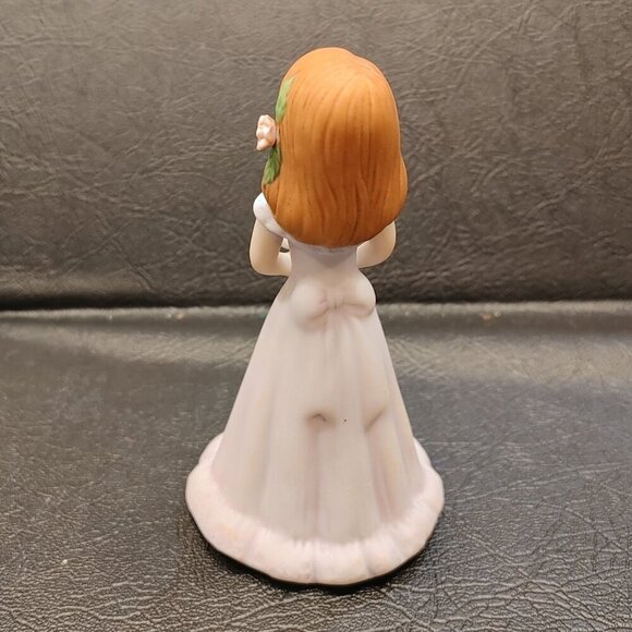 Enesco Growing Up Girls “Brunette Age 8” Porcelain Figurine - Picture 3 of 5